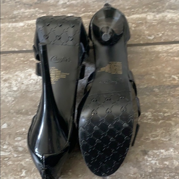 Candies Platform Patent Leather High Heels - Picture 5 of 8